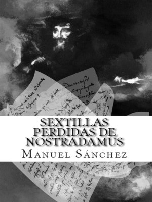 cover image of Sextillas perdidas de Nostradamus